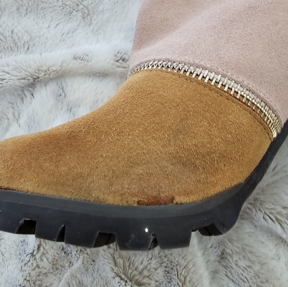 Katy Perry Zip off boots to booties.  Heels.  Convertible peep toes.  SIZE 8.5 - Picture 13 of 13